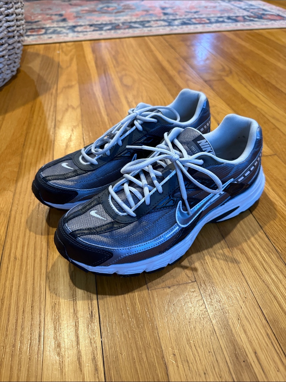 Nike Men’s Athletic Sneakers — black and Light Gray